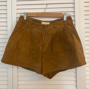 Suede Shorts